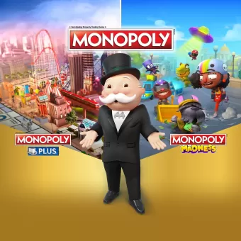 Monopoly Plus + Monopoly Madness PS4 cover art