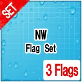 Senran Kagura Peach Beach Splash — NW Flag Set