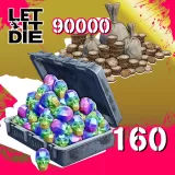 160 Death Metals + 90,000 Kill Coins - LET IT DIE