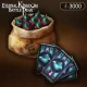 black stones 3000 + 300 white stones that you can send to friends + 30 white stones that you can send to legion members (Up to 49 members for a total of 1470 stones)